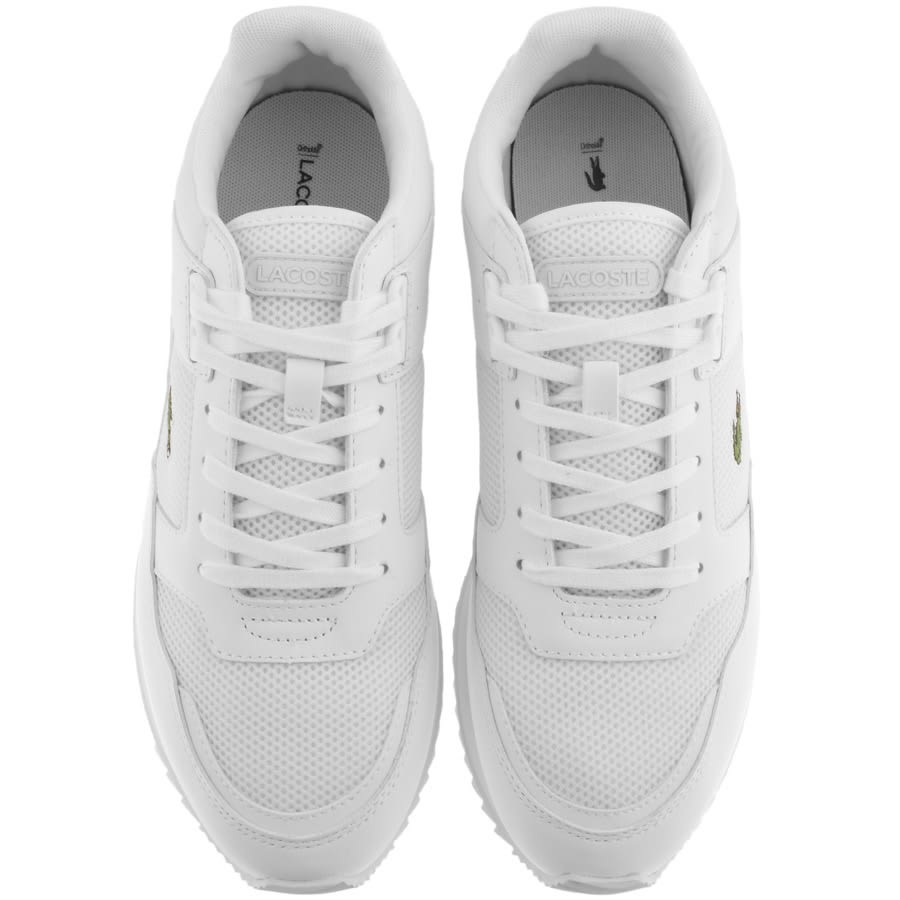 Alternative Image for ProductLacoste Partner Piste Trainers White3