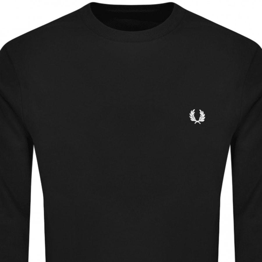 Alternative Image for ProductFred Perry Crew Neck Knit Jumper Black2