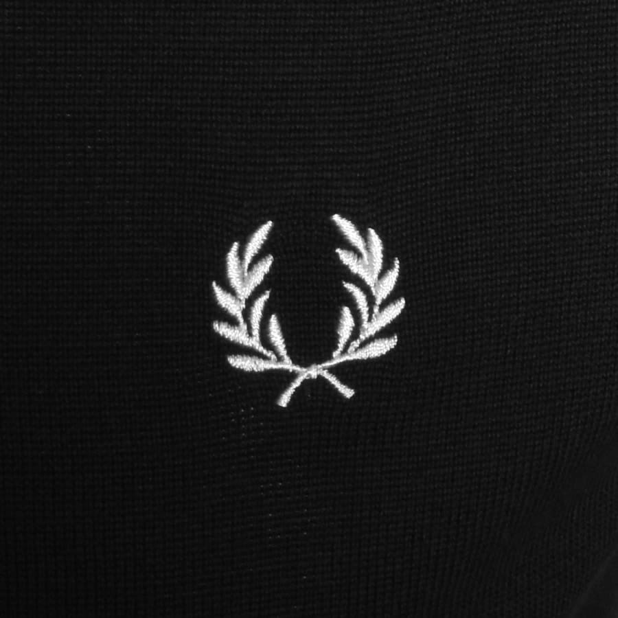 Alternative Image for ProductFred Perry Crew Neck Knit Jumper Black3