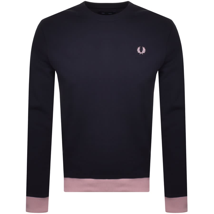 Alternative Image for ProductFred Perry Contrast Trim Jumper Navy1