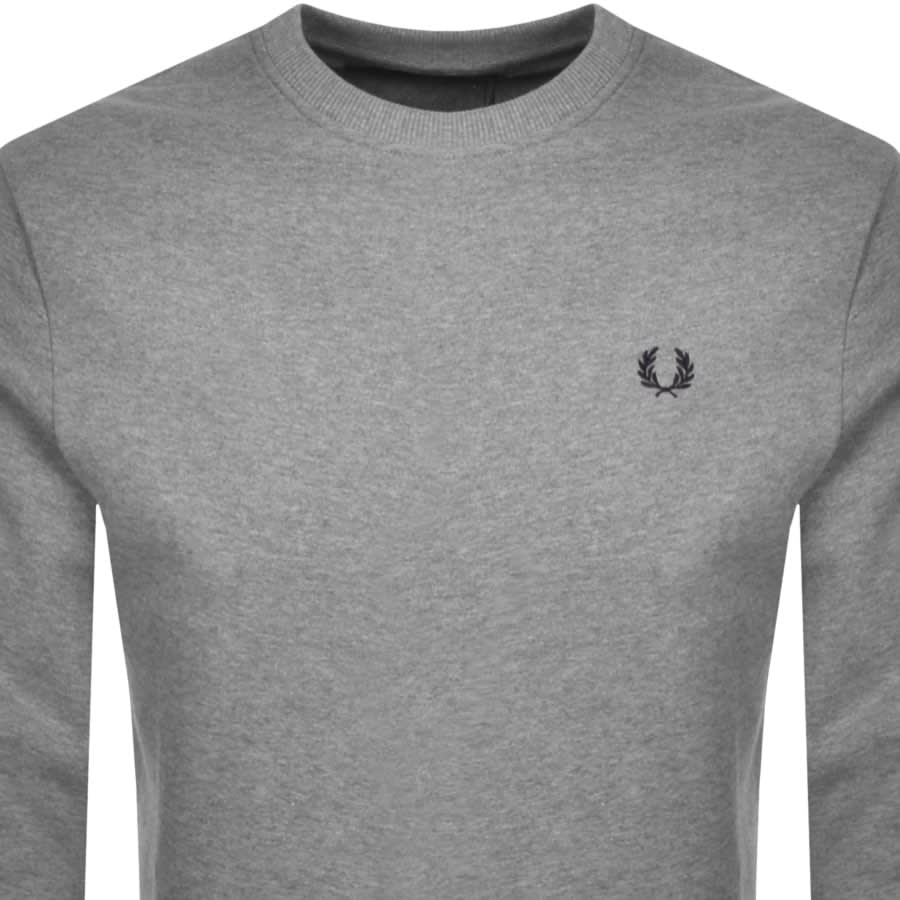 Alternative Image for ProductFred Perry Contrast Trim Jumper Grey2