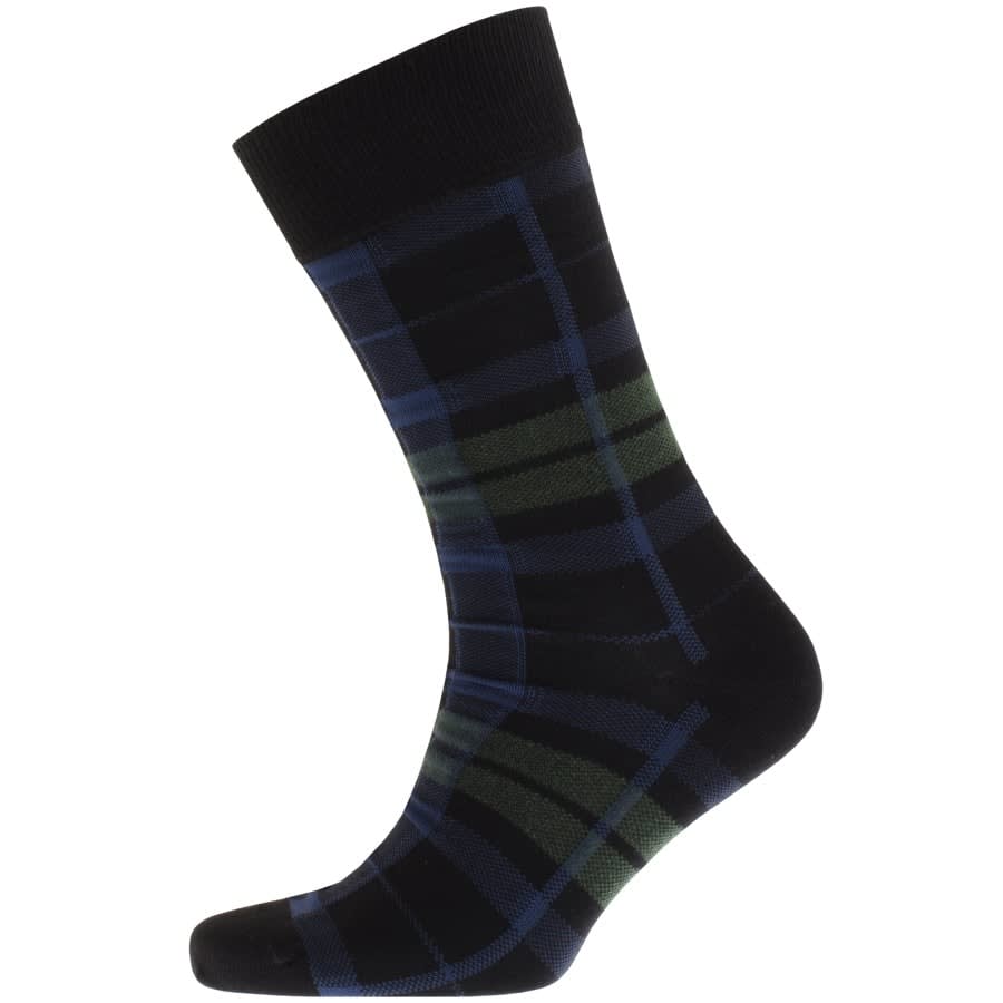 Alternative Image for ProductFred Perry Tartan Logo Socks Navy2