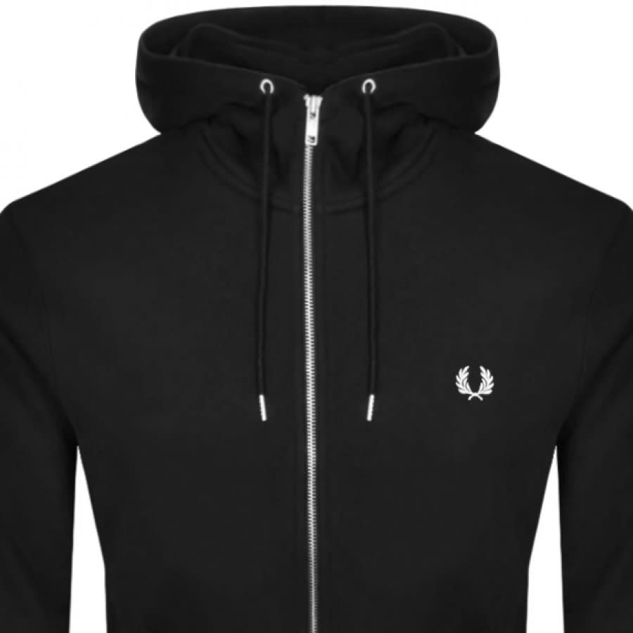 Alternative Image for ProductFred Perry Full Zip Hoodie Black2