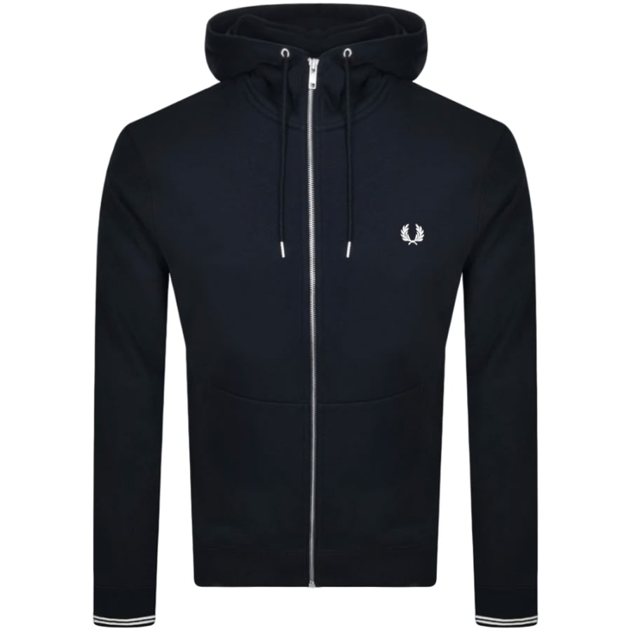 Alternative Image for ProductFred Perry Full Zip Hoodie Navy1