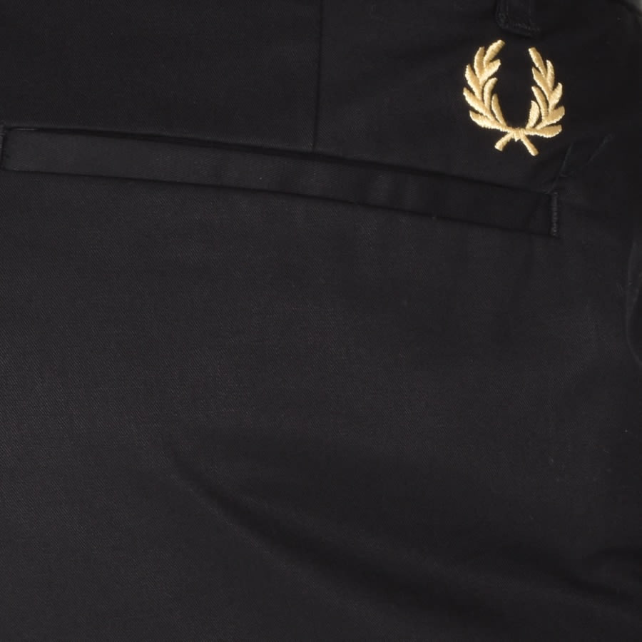 Alternative Image for ProductFred Perry Classic Twill Shorts Black3