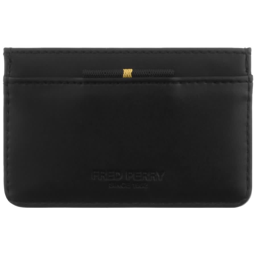 Alternative Image for ProductFred Perry Pique Texture Card Holder Black2