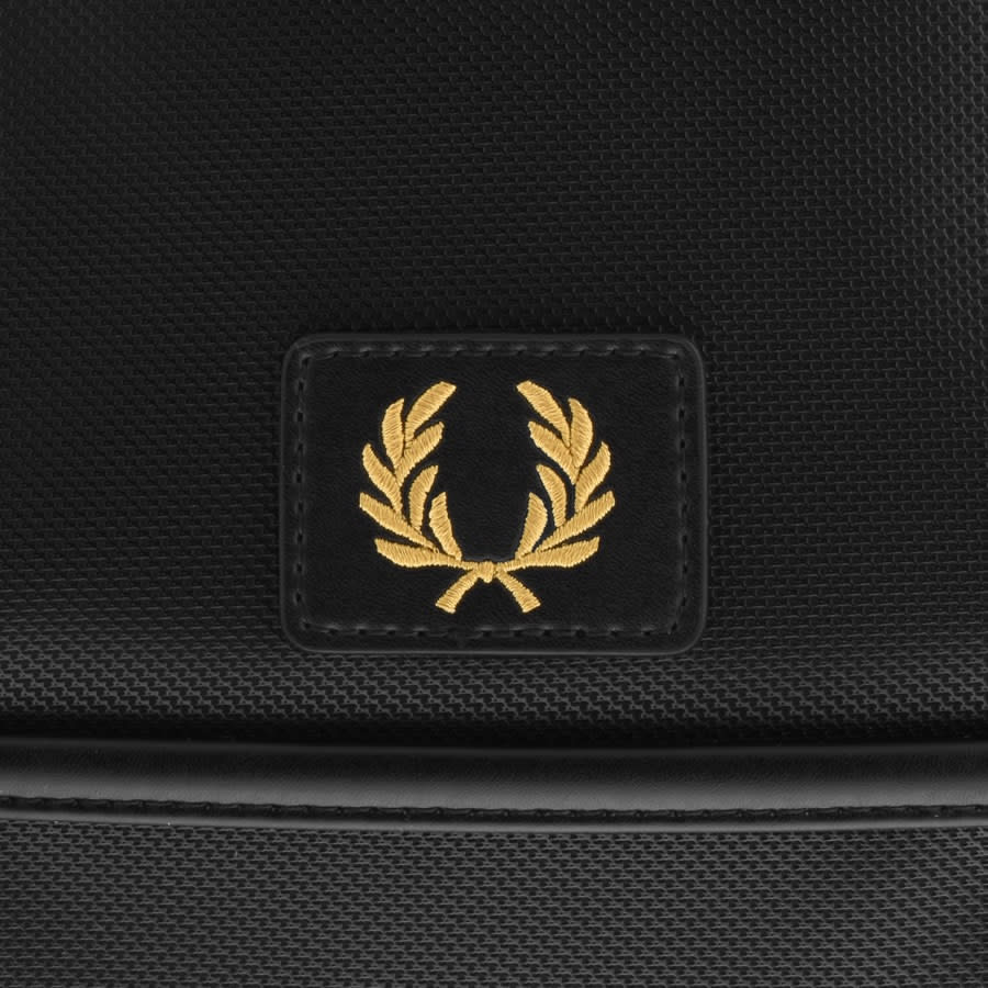 Alternative Image for ProductFred Perry Pique Texture Holdall Bag Black3