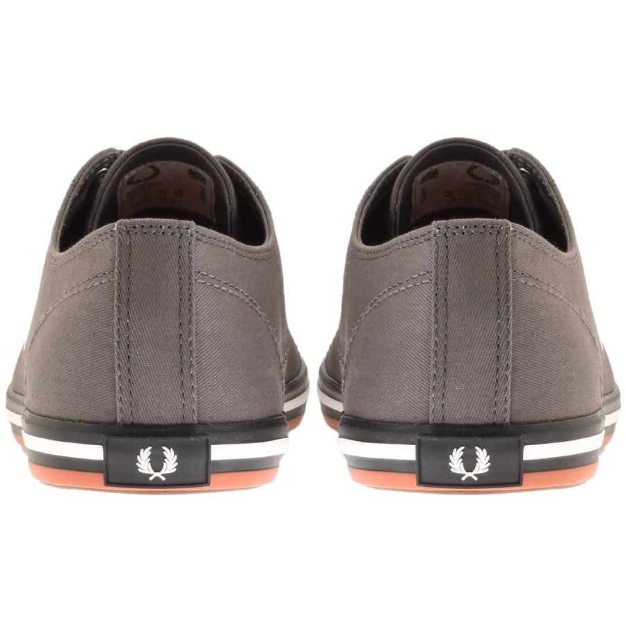 Alternative Image for ProductFred Perry Kingston Twill Trainers Grey2