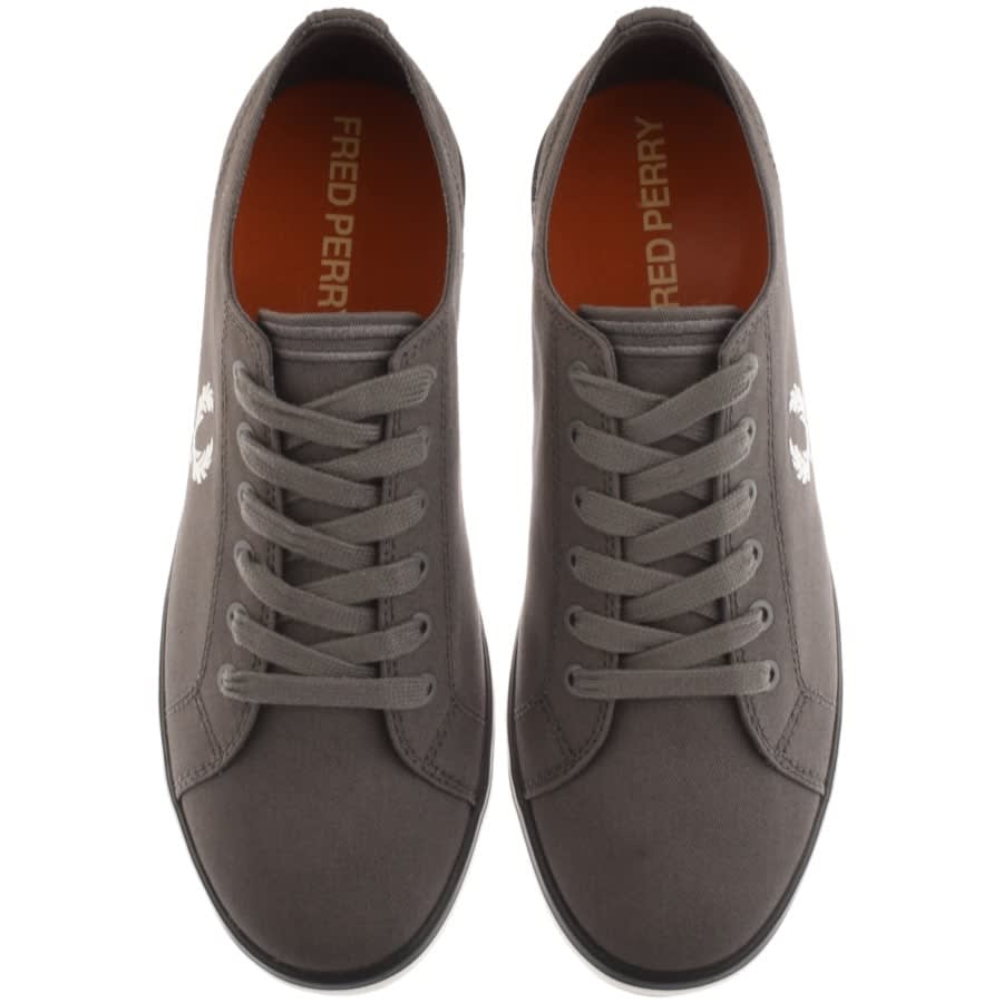 Alternative Image for ProductFred Perry Kingston Twill Trainers Grey3