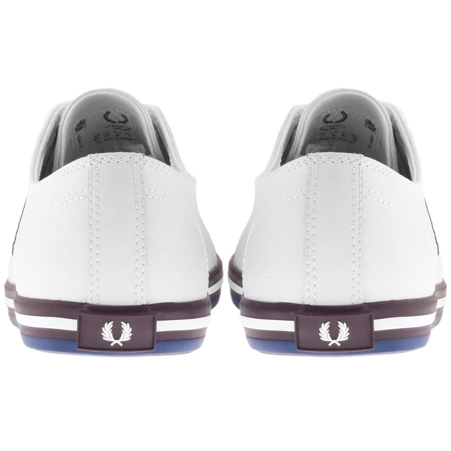 Alternative Image for ProductFred Perry Kingston Leather Trainers White2
