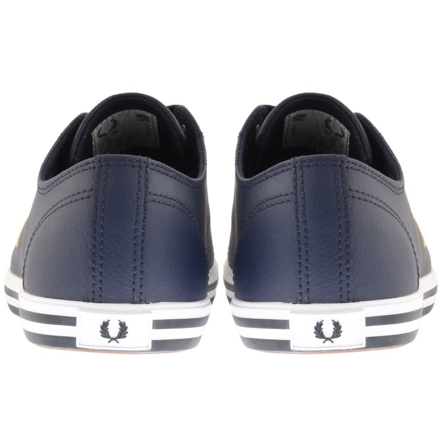 Alternative Image for ProductFred Perry Kingston Leather Trainers Navy2