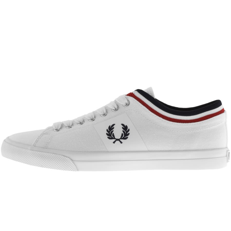 Alternative Image for ProductFred Perry Underspin Tipped Cuff Trainers White1