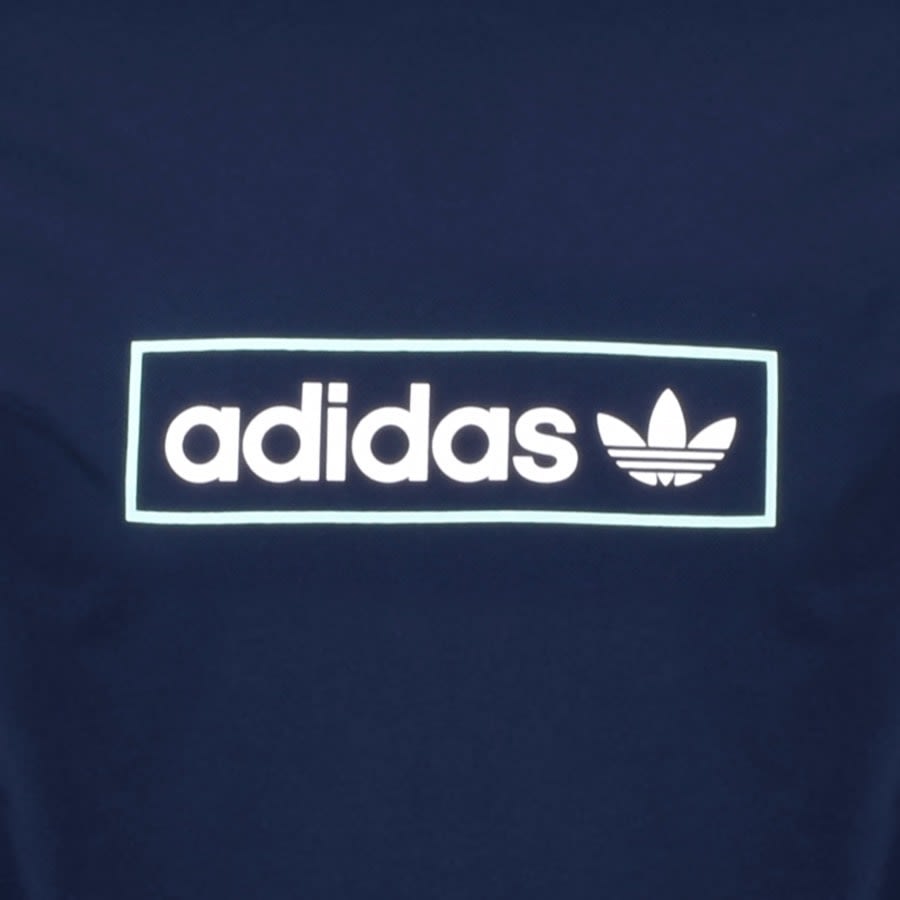 Alternative Image for Productadidas Originals Linear T Shirt Navy3
