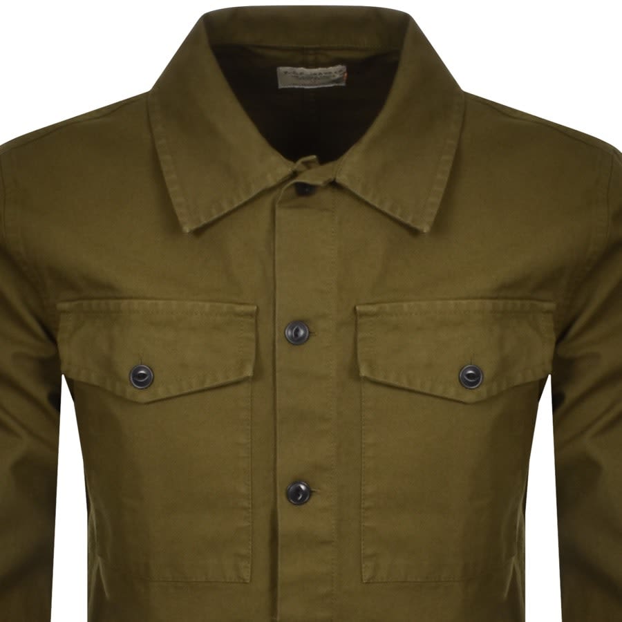 Alternative Image for ProductNudie Jeans Colin Utility Overshirt Green2