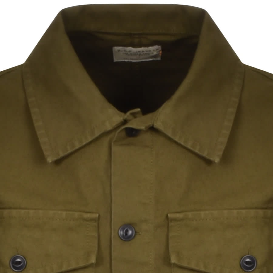 Alternative Image for ProductNudie Jeans Colin Utility Overshirt Green3