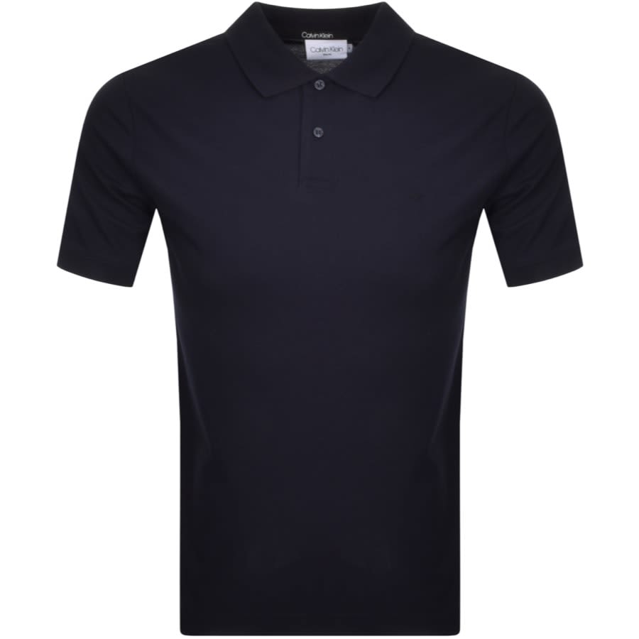 Calvin Klein Short Sleeved Polo T Shirt Navy | Mainline Menswear