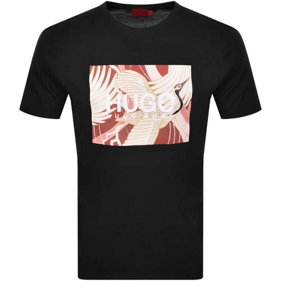 Alternative Image for ProductHUGO Dolive U213 Crew Neck T Shirt Black1