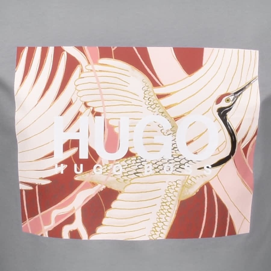 Alternative Image for ProductHUGO Dolive 213U Crew Neck T Shirt Grey3