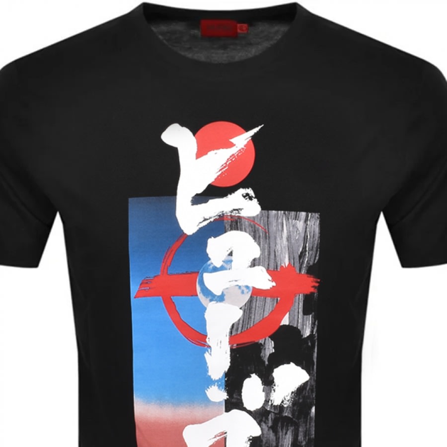 Alternative Image for ProductHUGO Damurai T Shirt Black2