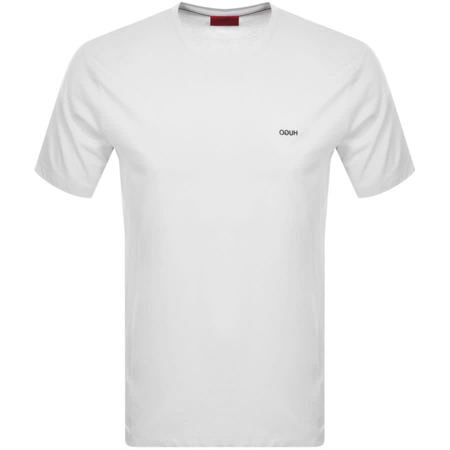 Alternative Image for ProductHUGO Dero 212 Crew Neck Short Sleeve T Shirt White1