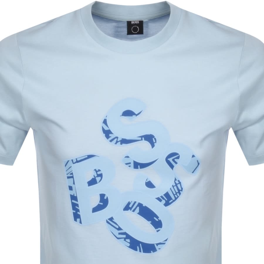 Alternative Image for ProductBOSS Crew Neck Tiburt 244 Logo T Shirt Blue2