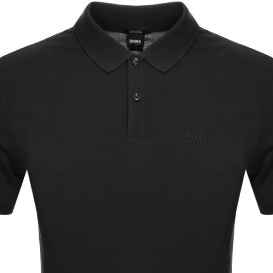 Alternative Image for ProductBOSS Pallas Polo T Shirt Black2