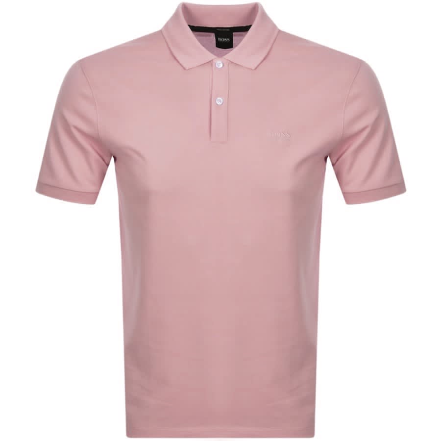 Alternative Image for ProductBOSS Pallas Short Sleeved Polo T Shirt Pink1