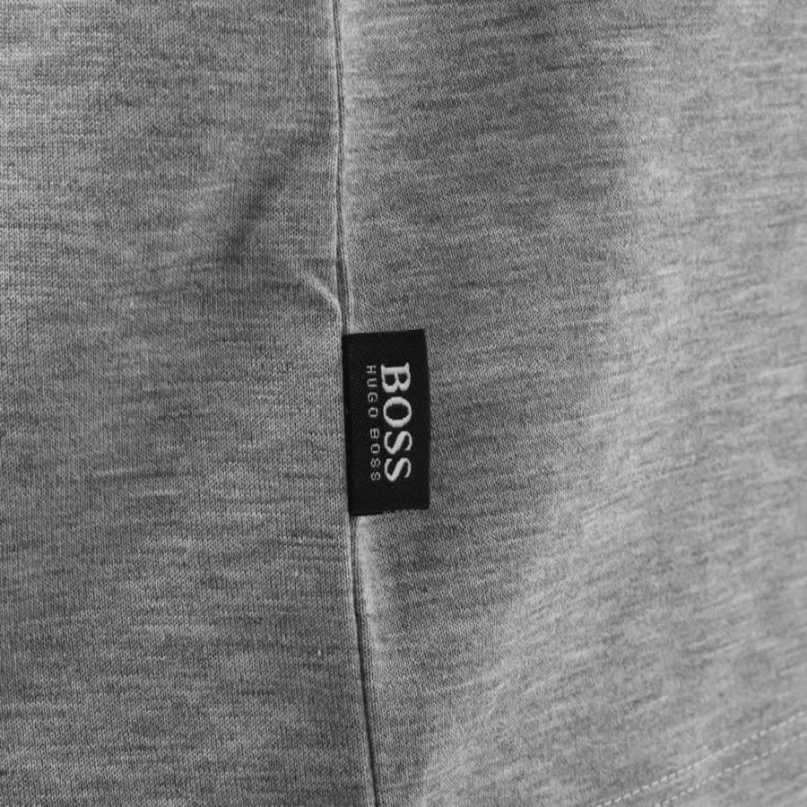 Alternative Image for ProductBOSS Polston 22 Half Zip Polo T Shirt Grey3