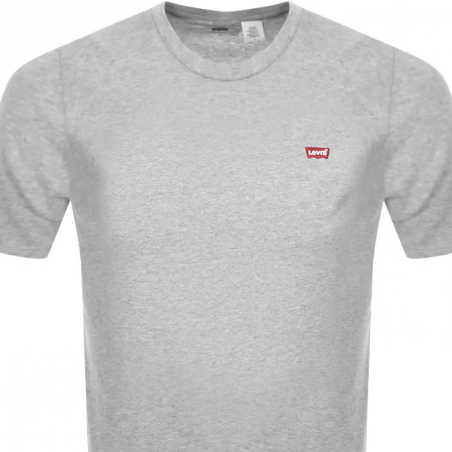 Alternative Image for ProductLevis Original Crew Neck Logo T Shirt Grey2