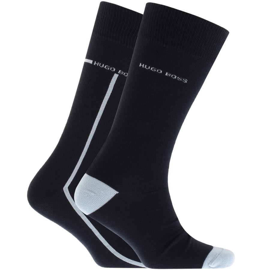 Alternative Image for ProductBOSS Two Pack Socks Navy1