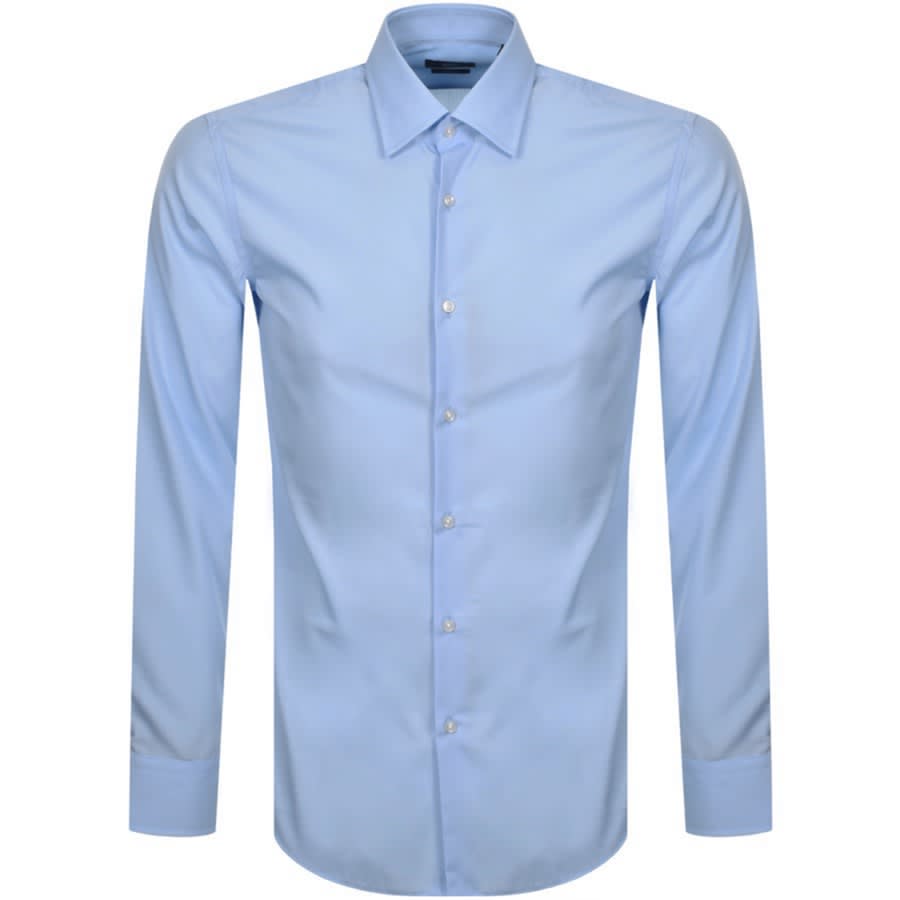 Alternative Image for ProductBOSS Jango Slim Fit Long Sleeve Shirt Blue1