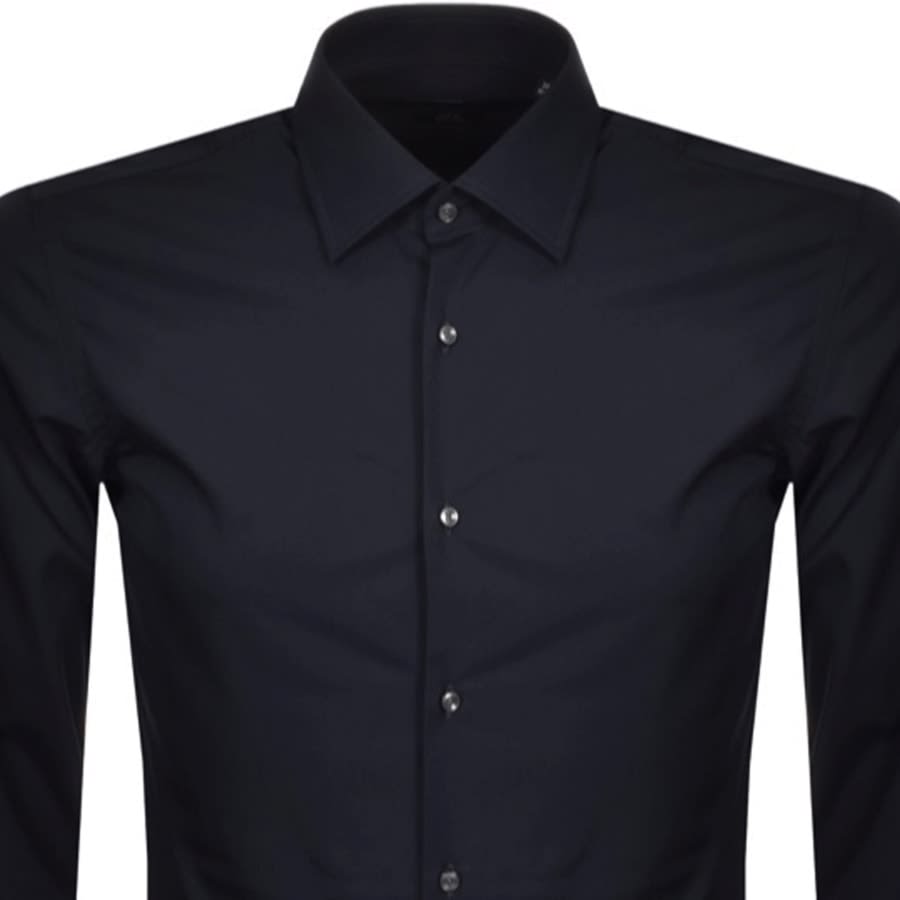 Alternative Image for ProductBOSS Jango Slim Fit Long Sleeve Shirt Navy2