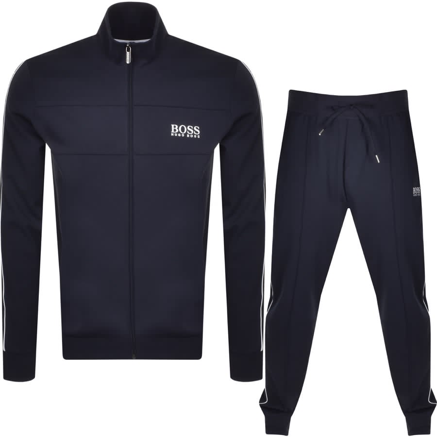 Navy boss tracksuit shop
