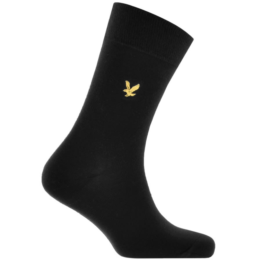 Alternative Image for ProductLyle And Scott Angus Three Pack Socks Black3