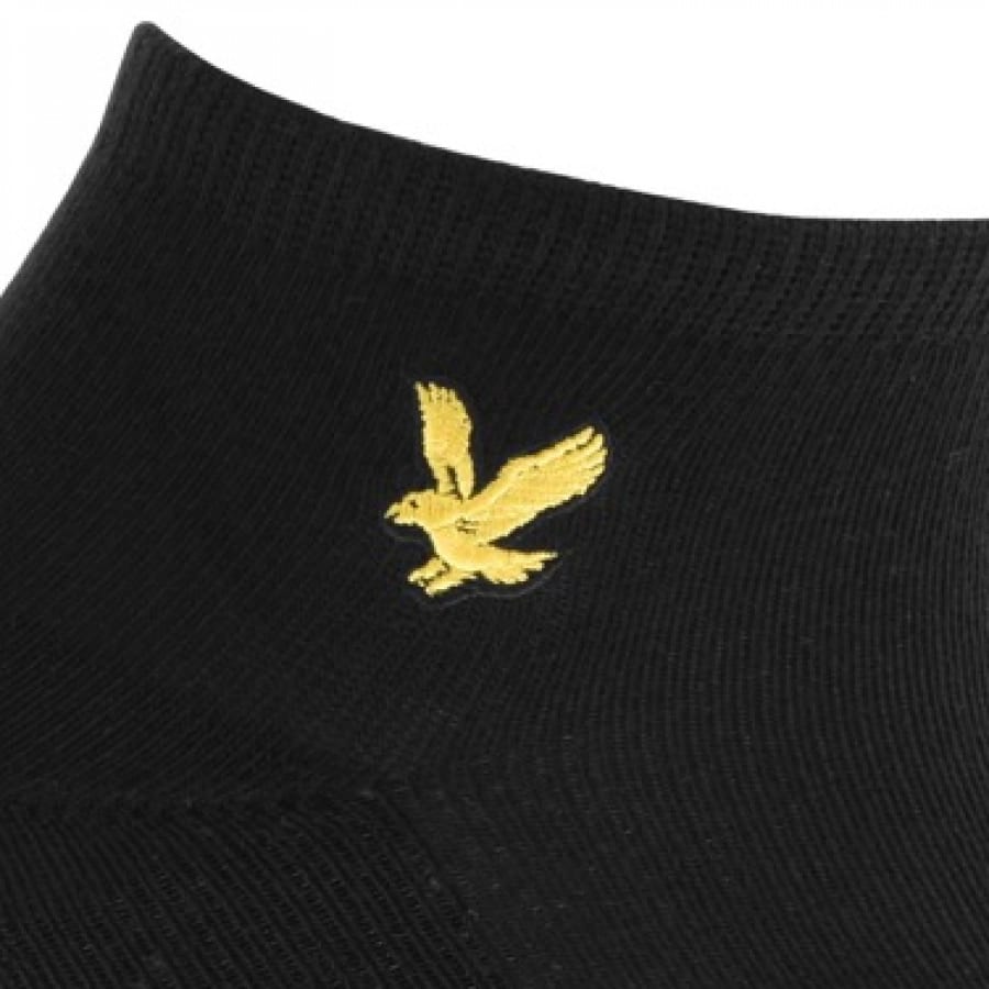 Alternative Image for ProductLyle And Scott Three Pack Trainer Socks Black3