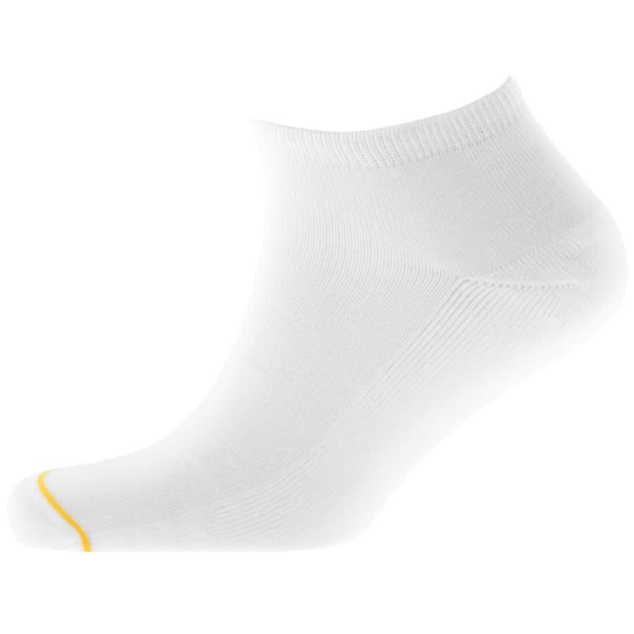 Alternative Image for ProductLyle And Scott Three Pack Trainer Socks White2