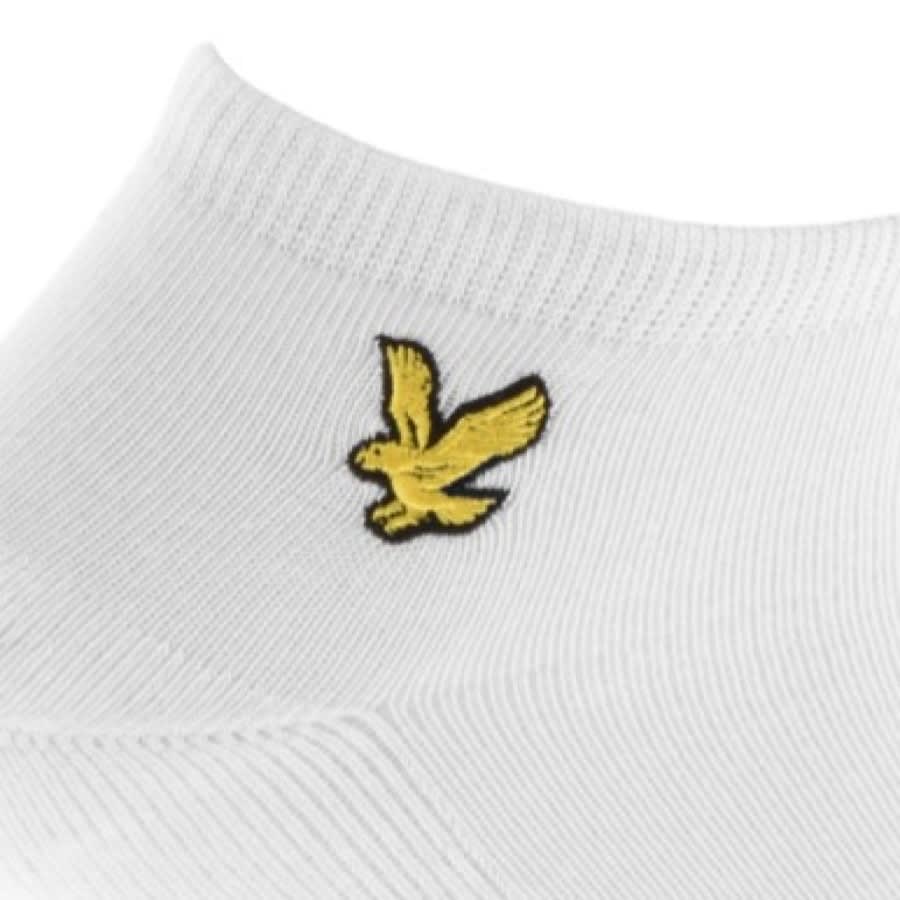 Alternative Image for ProductLyle And Scott Three Pack Trainer Socks White3