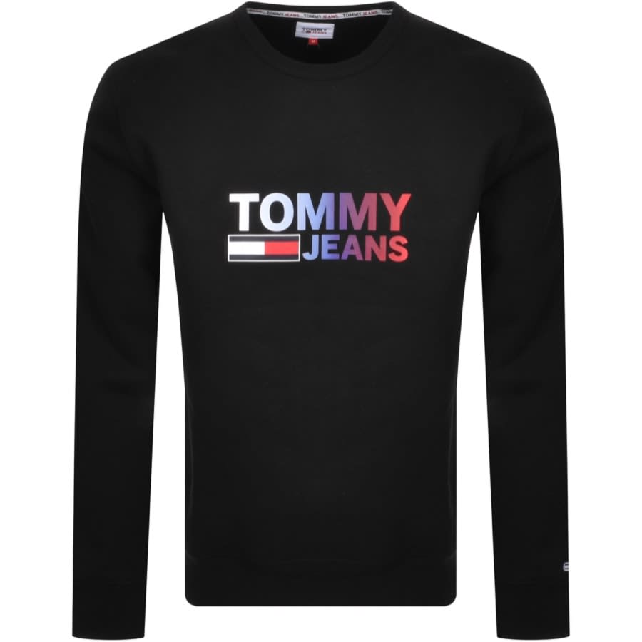 Alternative Image for ProductTommy Jeans Corp Logo Sweatshirt Black1