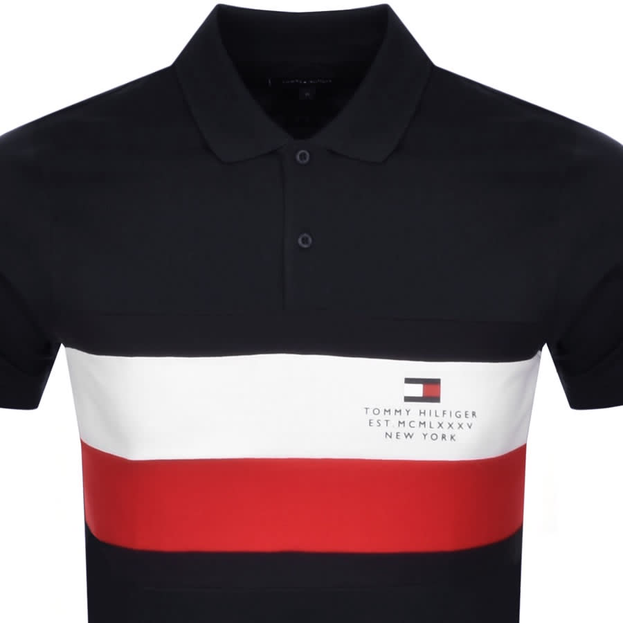 Alternative Image for ProductTommy Hilfiger Slim Fit Polo T Shirt Navy2