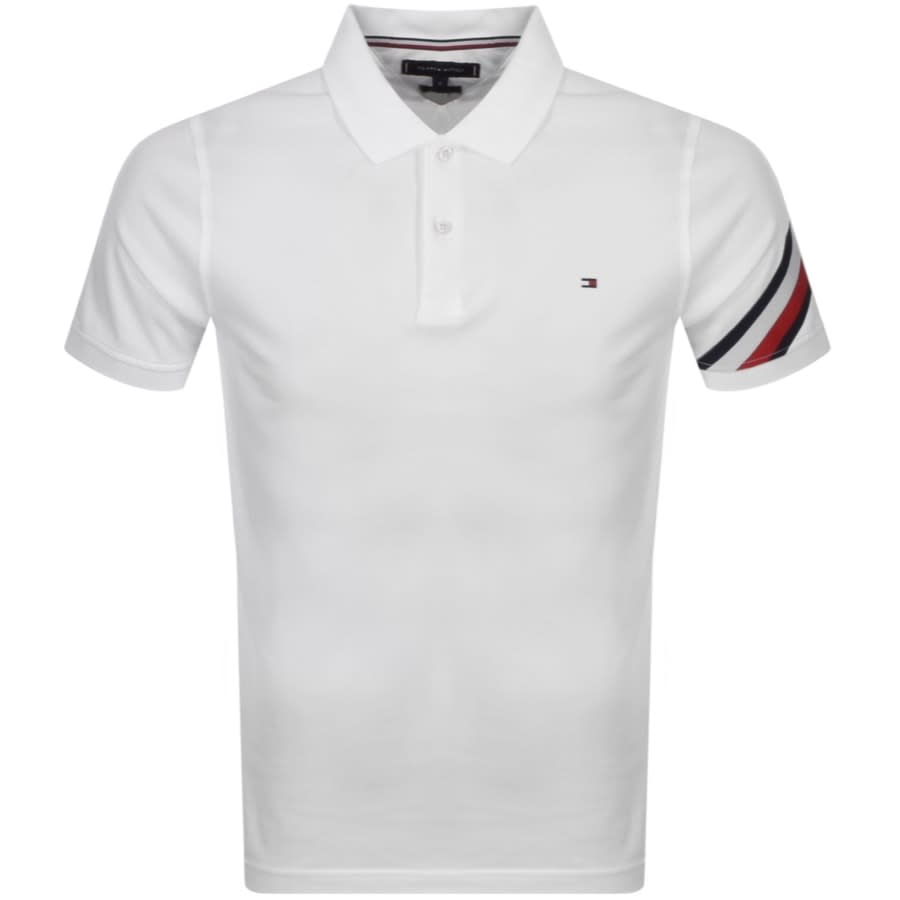 Alternative Image for ProductTommy Hilfiger Slim Fit Polo T Shirt White1