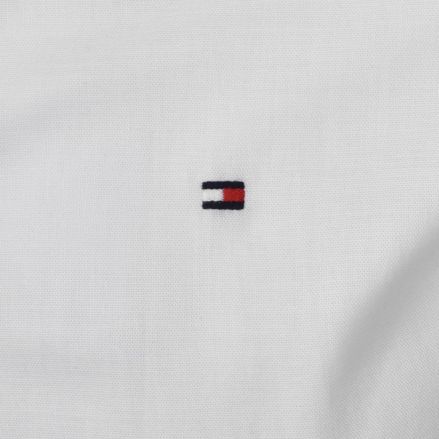 Alternative Image for ProductTommy Hilfiger Slim Fit Short Sleeve Shirt White3