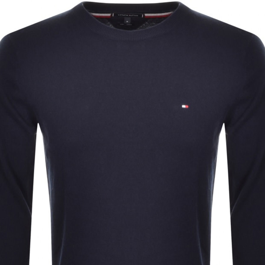 Alternative Image for ProductTommy Hilfiger Crew Neck Knit Jumper Navy2