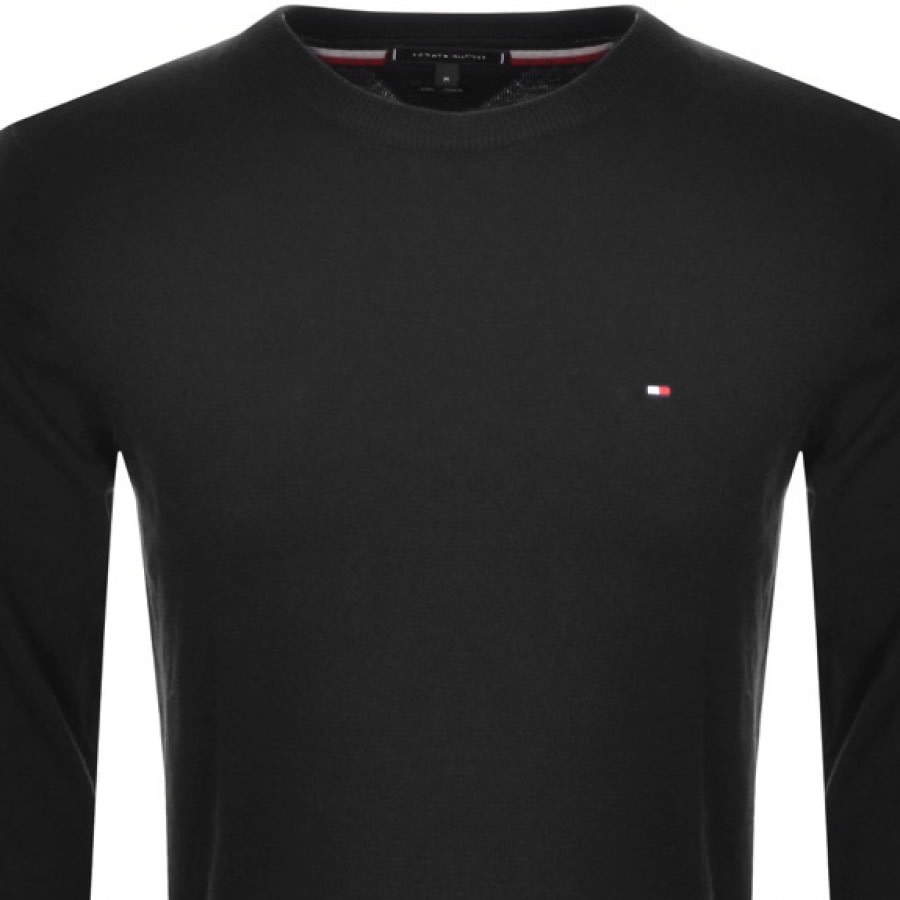 Alternative Image for ProductTommy Hilfiger Crew Neck Knit Jumper Black2