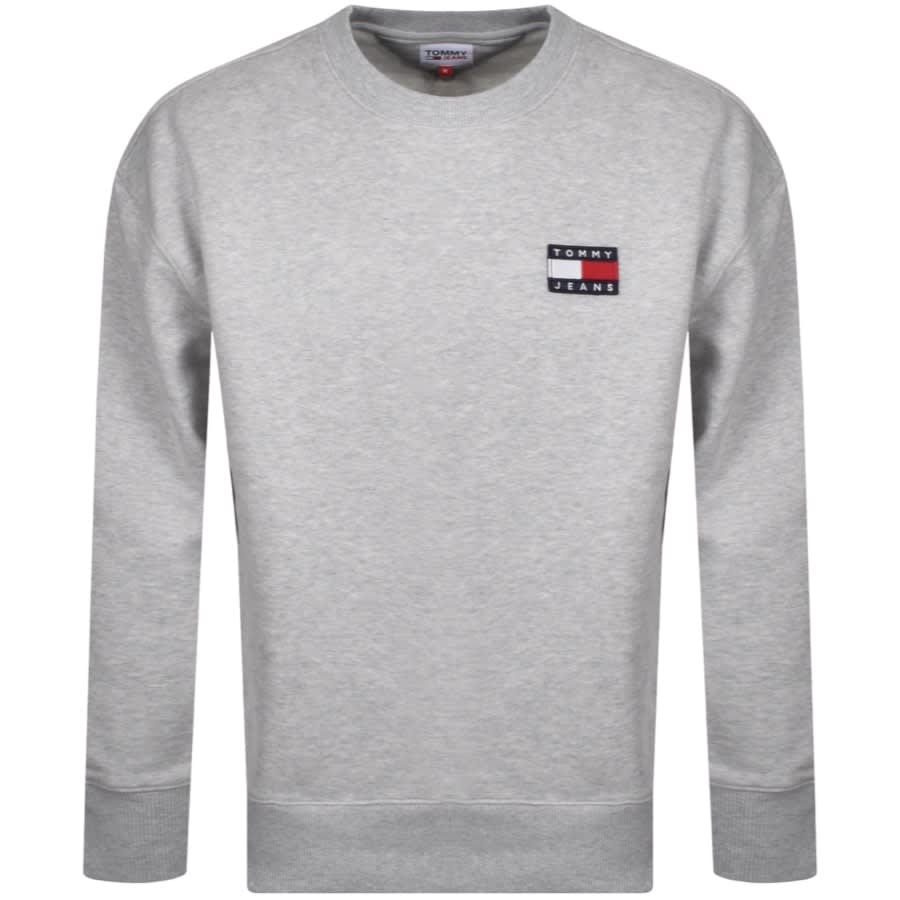 Alternative Image for ProductTommy Jeans Badge Logo Sweatshirt Grey1