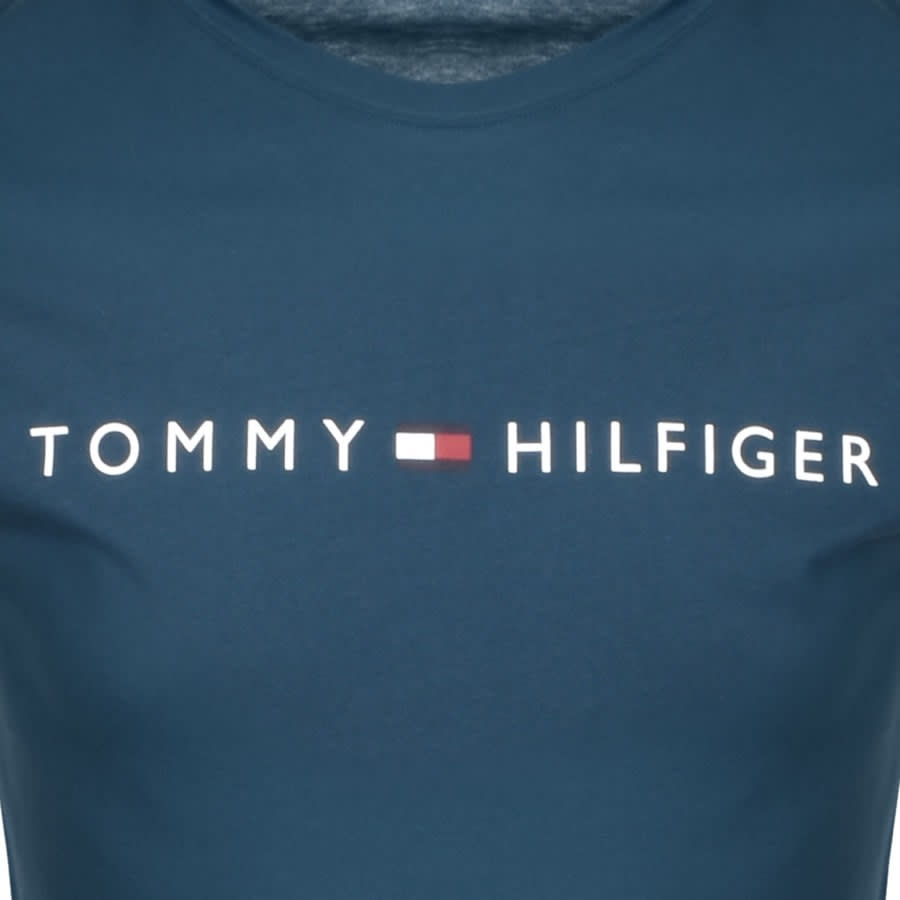 Alternative Image for ProductTommy Hilfiger Logo T Shirt Blue3