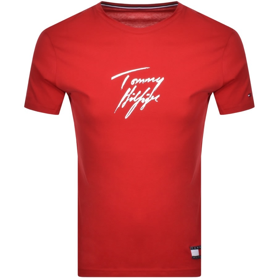 Alternative Image for ProductTommy Hilfiger Logo T Shirt Red1