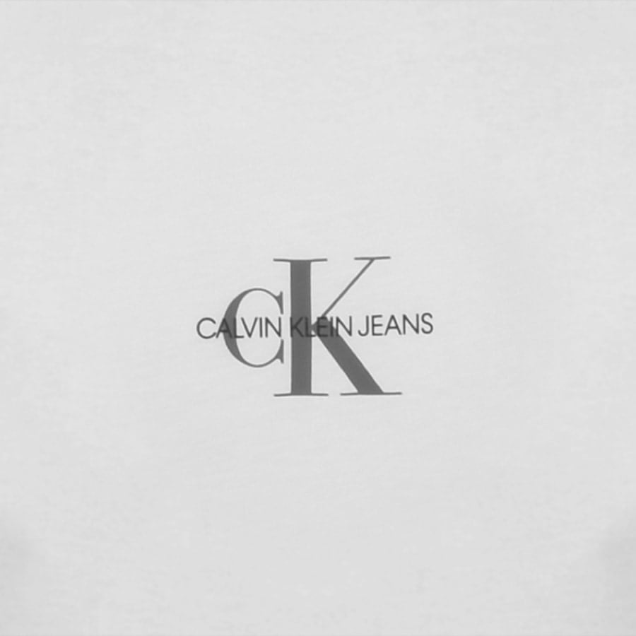 Alternative Image for ProductCalvin Klein Jeans Chest Logo T Shirt White3