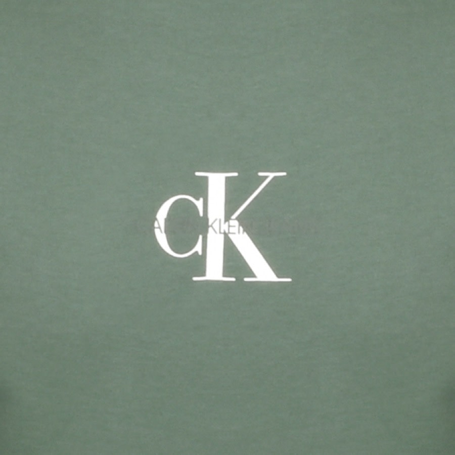 Alternative Image for ProductCalvin Klein Jeans Chest Logo T Shirt Green3