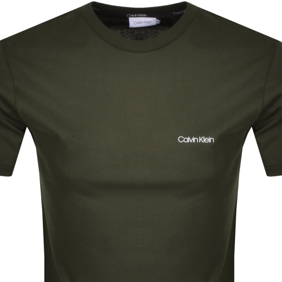 Alternative Image for ProductCalvin Klein Jeans Chest Logo T Shirt Green2