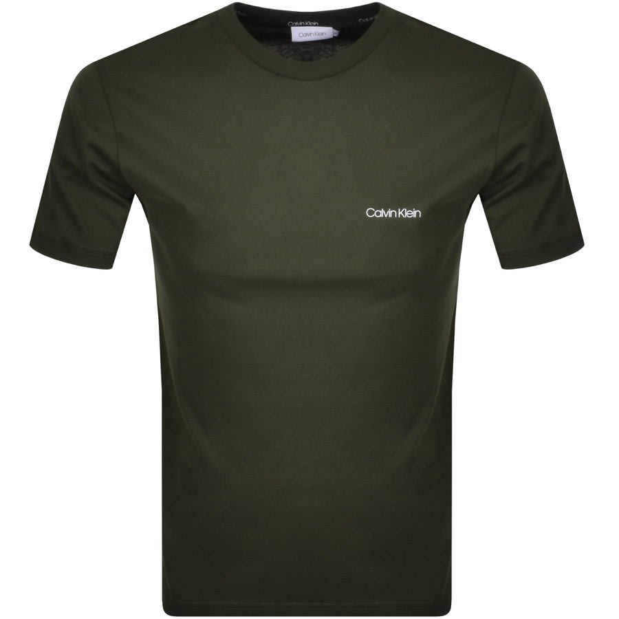 Alternative Image for ProductCalvin Klein Jeans Chest Logo T Shirt Green1